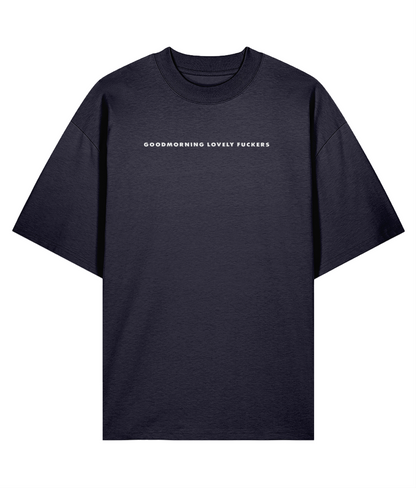 Malcom Jamin, Merchandise, Shirt, oversized, zwart, unisex, goodmorning lovely fckrs