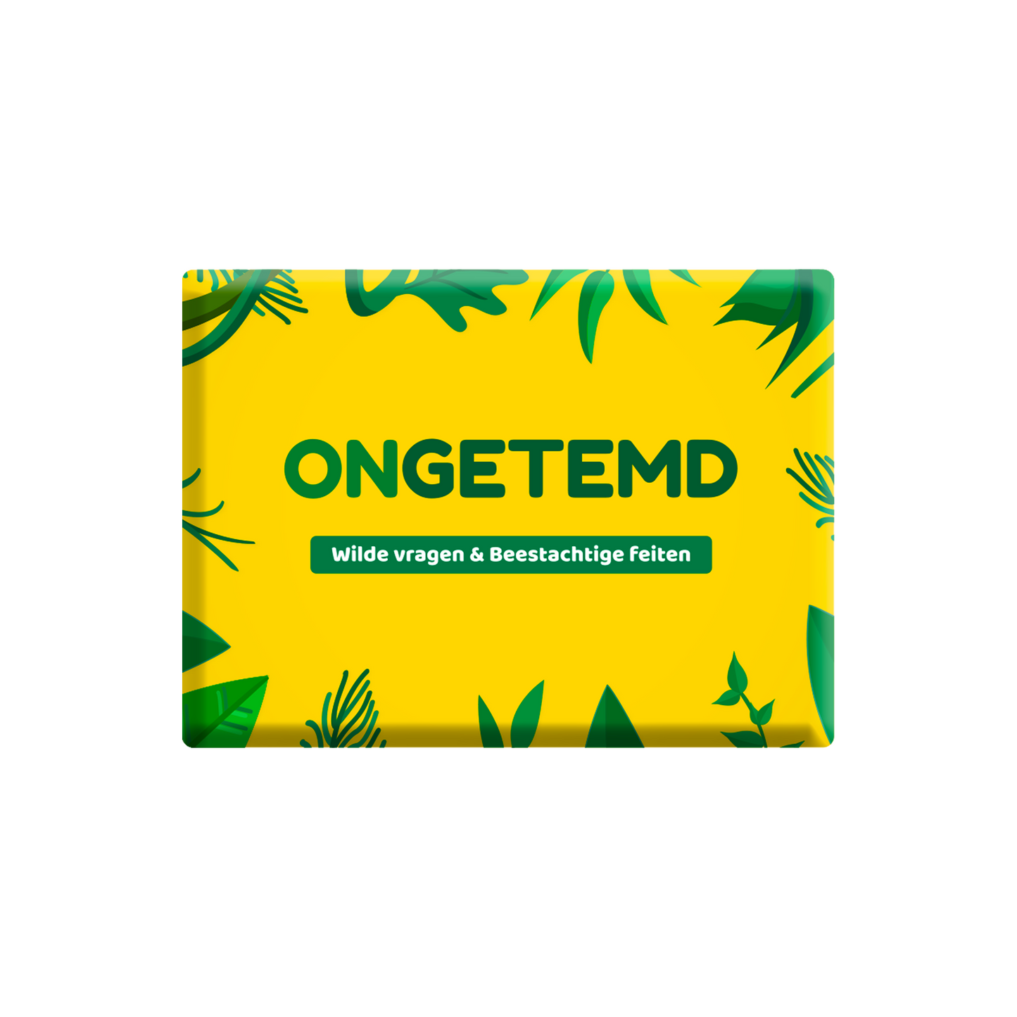 Ongetemd Vragenspel – Kaartspel met Vragen en Dierenfeitjes (60 kaarten)