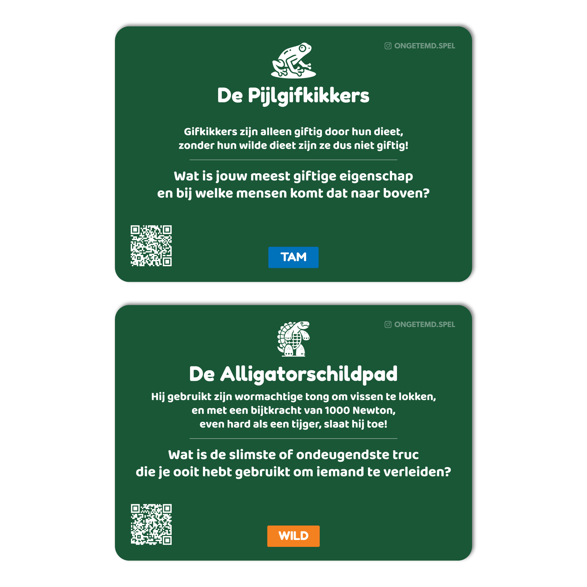 Ongetemd vragenspel met dierenfeitjes