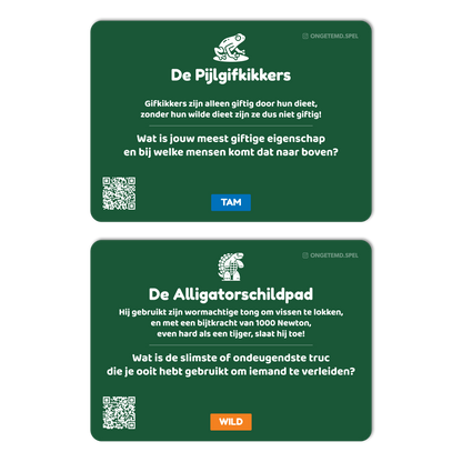 Ongetemd vragenspel met dierenfeitjes
