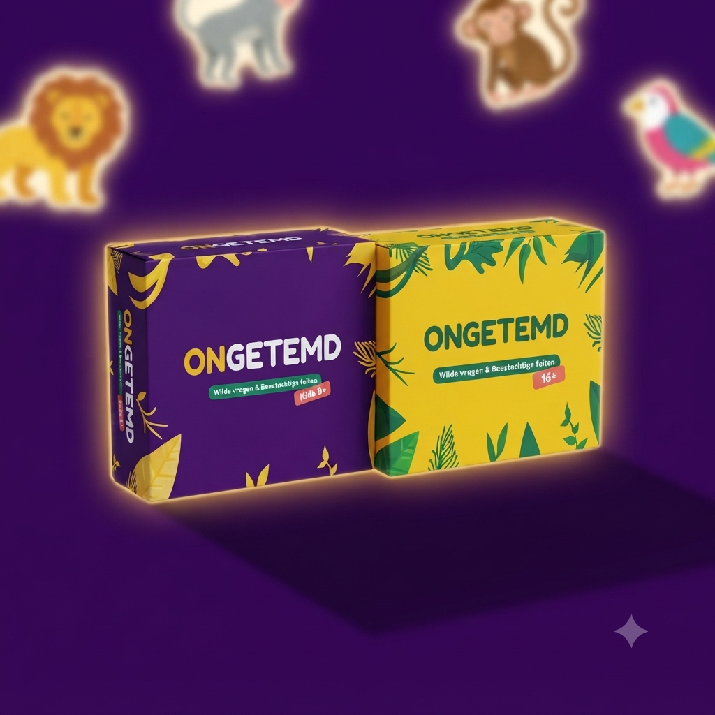 Ongetemd Combi-deal – Kids 8+ & 16+ samen (2 spellen, 120 kaarten)