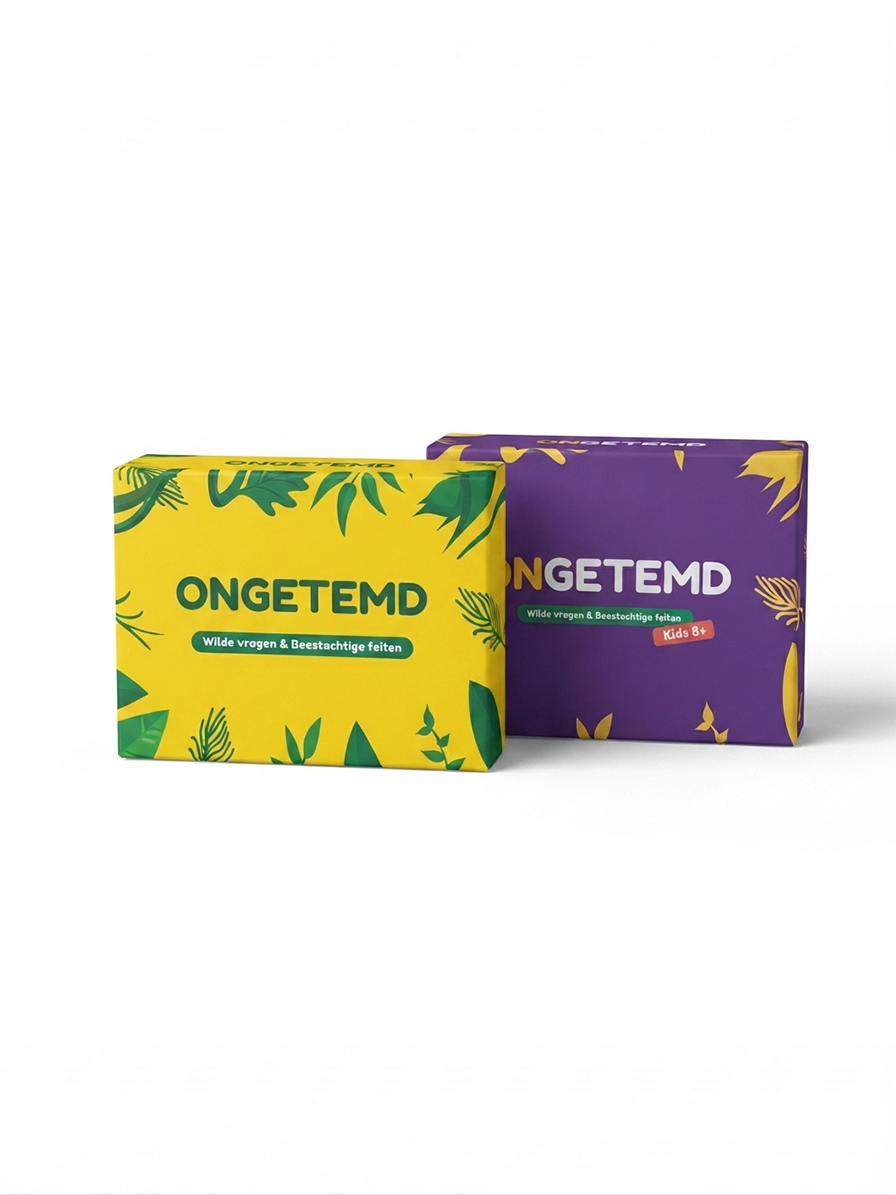 Ongetemd Combi-deal – Kids 8+ & 16+ samen (2 spellen, 120 kaarten)